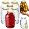 KADAX Bocal Alen 5000 ml 100 mm + couvercle doré, lot de 6 Voir les images du produit 1