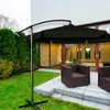 KIK KX3313 Dáždnik s bočnou nohou 290 cm čierny Náhľad obrázku produktu 8