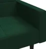 Schlafsofa 2-Sitzer mit 2 Kissen Dunkelgrün Samt Produktbild-Vorschau 10
