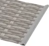 A close-up view of a roll of privacy screen material with a rattan-like pattern. Produktbild-Vorschau