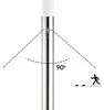 MONZANA Außenleuchte mit Bewegungsmelder Edelstahl 100cm Produktbild-Vorschau 6