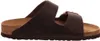 A side view of a single brown Birkenstock sandal. Produktbild-Vorschau