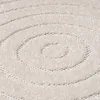 Outdoor Teppich Beige rund modern pflegeleicht für Balkon Produktbild-Vorschau 3