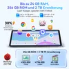 TABWEE 2025 W90 11 Zoll Tablet Android 15 ,24GB RAM 256GB Produktbild-Vorschau 7