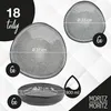 Moritz & Moritz ORGANIC set di stoviglie grigio reattivo 18 Anteprima dell’immagine prodotto 2