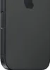 A close-up shot of the back of a black iPhone. Produktbild-Vorschau