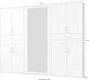 Armoire Taiga Armoire à portes battantes avec miroir Voir les images du produit 3