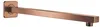 Rea Vierkante Douchearm Js-9022brg 40cm Brush Copper Productafbeelding-voorbeeld 1