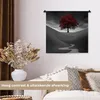 MuchoWow® Wandteppich Wandbehang Schwarz-Weiß-Foto mit Produktbild-Vorschau 2