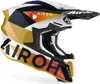 Airoh Twist 2.0 Lift Motocross Helm, weiß/schwarz/orange, S Produktbild-Vorschau 2