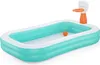 BESTWAY Piscina per famiglie con canestro 251x168x102 cm Anteprima dell’immagine prodotto 1