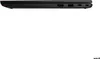 The side view of a black Lenovo ThinkPad laptop is shown against a white background. Produktbild-Vorschau