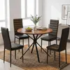 BEALIFE Runder Esstisch 100 cm ø mit 4 Stühlen | Set für Produktbild-Vorschau 3