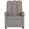 masážne kreslo vidaXL Taupe Fabric Náhľad obrázku produktu 3
