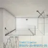 B.100x100cm H.200cm Duschabtrennung Walk in 8mm Nano Glas Produktbild-Vorschau 2