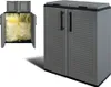 2-Fach Mülltrennsystem Garten Schrank Müllbox Trennsystem Produktbild-Vorschau 1