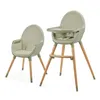 Kinderkraft FINI 2: Silla de comedor 2 en 1, color verde Vista previa de la imagen del producto 8
