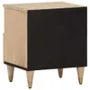 Nachttische 2 Stk. 40x33x46 cm Massivholz Mango Produktbild-Vorschau 6