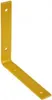 Angolo per sedia 125x125x20mm zincato giallo Connettore Anteprima dell’immagine prodotto 2