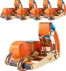 5x Profi Ratschen Spanngurt Spanngurte Zurrgurt 2-tlg 6m 4t Produktbild-Vorschau 1
