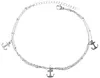 Edelstahl Fußkette, 24cm + 5cm Produktbild-Vorschau 1
