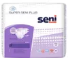 A package of adult diapers with product information and branding. Produktbild-Vorschau