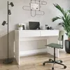 KOMTO Desk NOVA2 – Schreibtisch Weiß mit 2 Schubladen, Produktbild-Vorschau 2