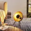 Lindby Tischlampe Muriel, Höhe 38 cm, schwarz, gold, Metall Produktbild-Vorschau 3