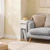 SoBuy FBT163-WN 20 cm úzky nočný stolík - nočný stolík s Náhľad obrázku produktu 2