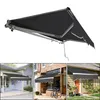 Markíza s kĺbovým ramenom 250x200cm Sivá slnečná markíza Náhľad obrázku produktu 1