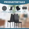 Esszimmerstühle SALERNO , 4-er SET, Schwarz Produktbild-Vorschau 2