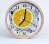 Holzuhr 20fi cm wanduhr - Eis Orange Produktbild-Vorschau 1