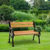 BLOME-TILLMANN 2er-Bank Linderhof 115 cm Holzoptik Produktbild-Vorschau 3