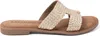 Lazamani Flor Damen Leder-Pantoletten Gold Größe 39 Produktbild-Vorschau 4