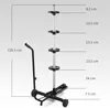 Monzana Carrello porta pneumatici 225mm in alluminio 3 Anteprima dell’immagine prodotto 9