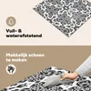 KitchenYeah© Herdabdeckplatte Muster - Schwarz und Weiß - Produktbild-Vorschau 2