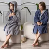 Bademantel Kinder Mädchen Jungen mit Wendefunktion und Produktbild-Vorschau 9