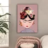 MuchoWow® - Obraz na płótnie - Pastel - Kobieta - Kwiaty - Podgląd zdjęcia produktu 2