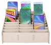 Boîte de rangement en bois pour plusieurs téléphones Voir les images du produit 8