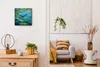 Coloray Uhr auf Leinwand 30x30 cm Wand Uhr Dekoration Produktbild-Vorschau 3
