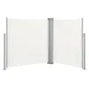 vidaXL Ausziehbare Seitenmarkise Creme 140 x 600 cm Produktbild-Vorschau 1