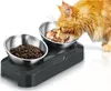 Katzennapf 15° Kipphals Edelstahl rutschfest Silikonbasis Produktbild-Vorschau 1