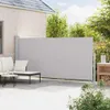 vidaXL Bočná výsuvná markíza 180x500 cm sivá Náhľad obrázku produktu 3