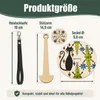 Tragbarer Garnhalter aus Holz mit Lederarmband, 360° Produktbild-Vorschau 7
