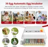 36 Eier Brutmaschine Vollautomatisch, Brutapparat Eier Produktbild-Vorschau 4
