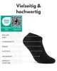 Sneaker Socken Herren Damen Baumwolle - 70102T Schwarz Produktbild-Vorschau 3