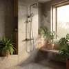 Ensemble De Douche Rea Lungo + Termostat Titane Voir les images du produit 3