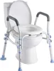 Siège de toilettes surélevé avec accoudoirs, capacité de Voir les images du produit 1