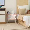 Comodino Relaxdays per bambini, con vano portaoggetti, L x Anteprima dell’immagine prodotto 3