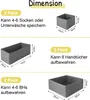 6 Stück Kleidung Schubladen Organizer Faltbare Schrank Produktbild-Vorschau 7